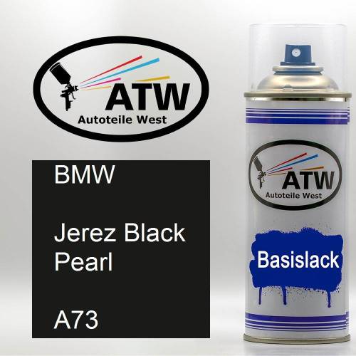 BMW, Jerez Black Pearl, A73: 400ml Sprühdose, von ATW Autoteile West.